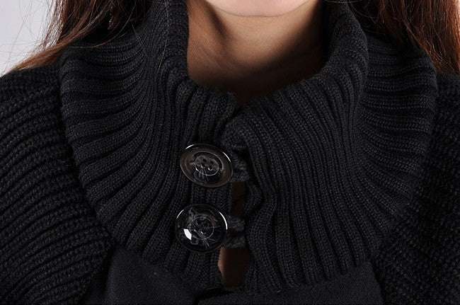 Elegant Plus Size Woolen Trench Coat for Women