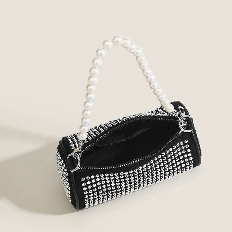 Elegant Rhinestone Crossbody Bag with Chain Strap