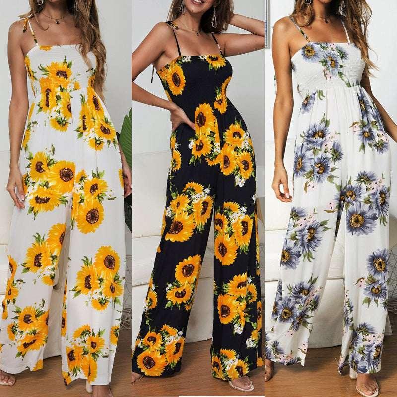 Flower Printed Jumpsuit