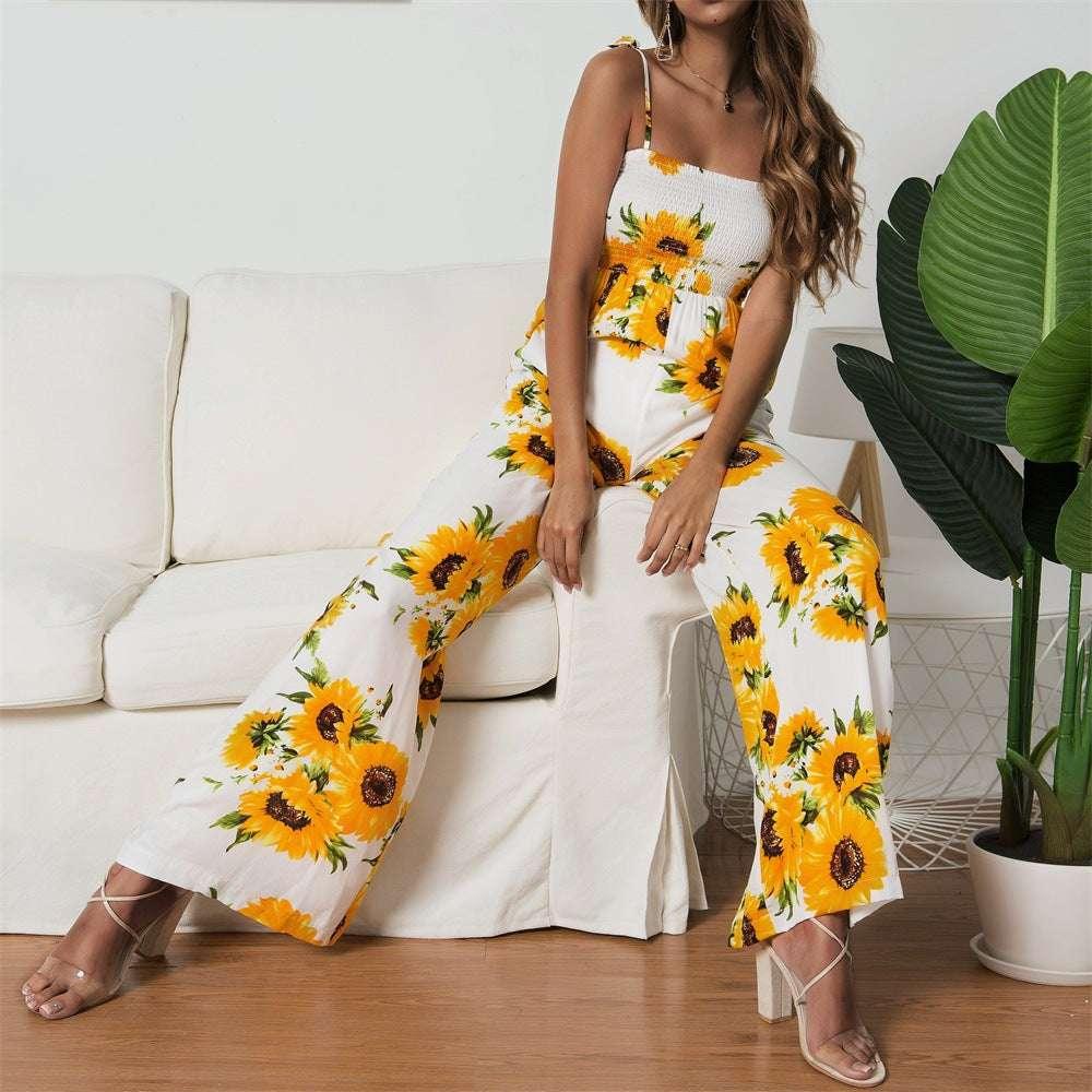 Flower Printed Jumpsuit