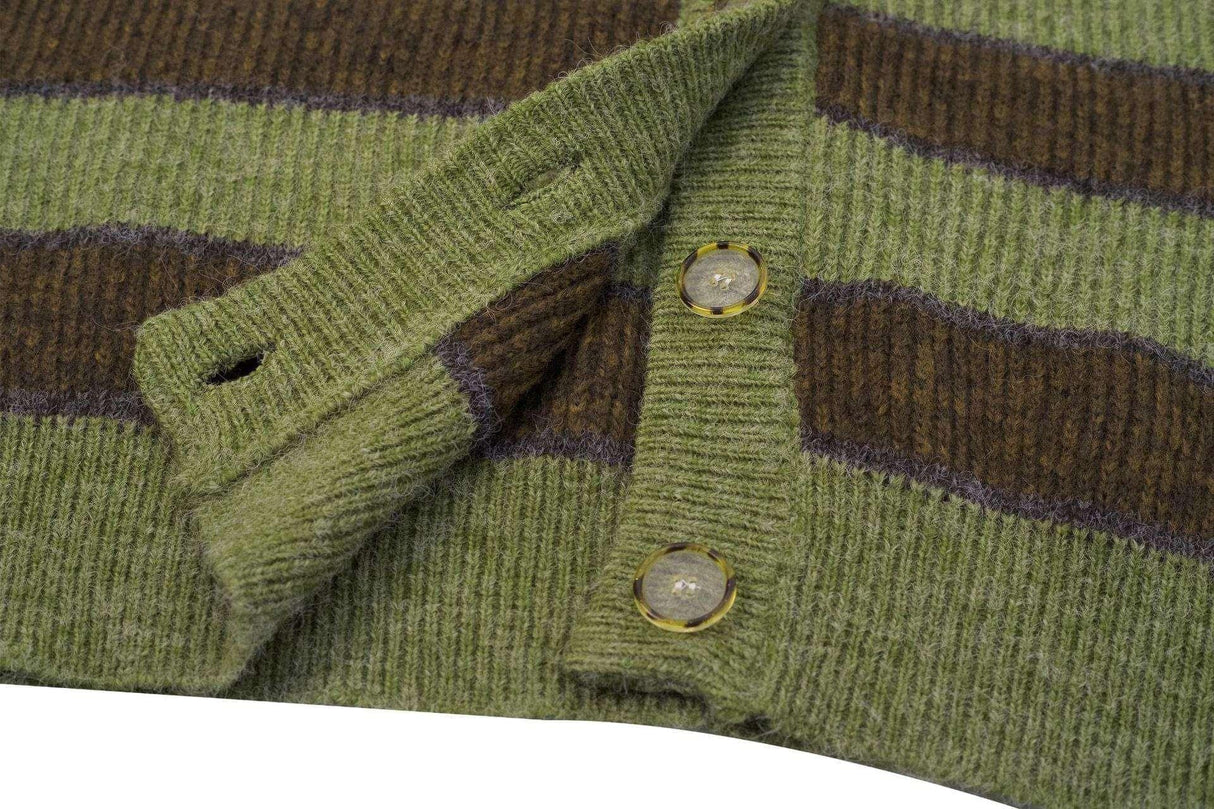 Knitted Striped Sweater/Cardigan