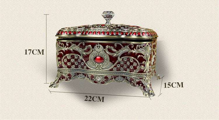 Retro Large Velvet Storage Box