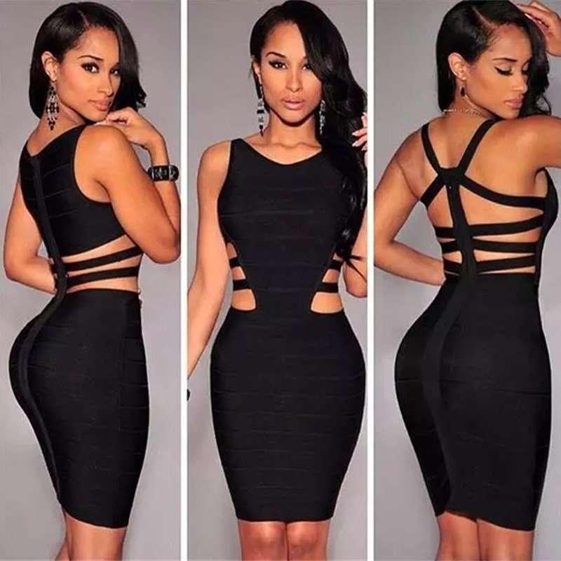 Sleeveless Bandage Dress