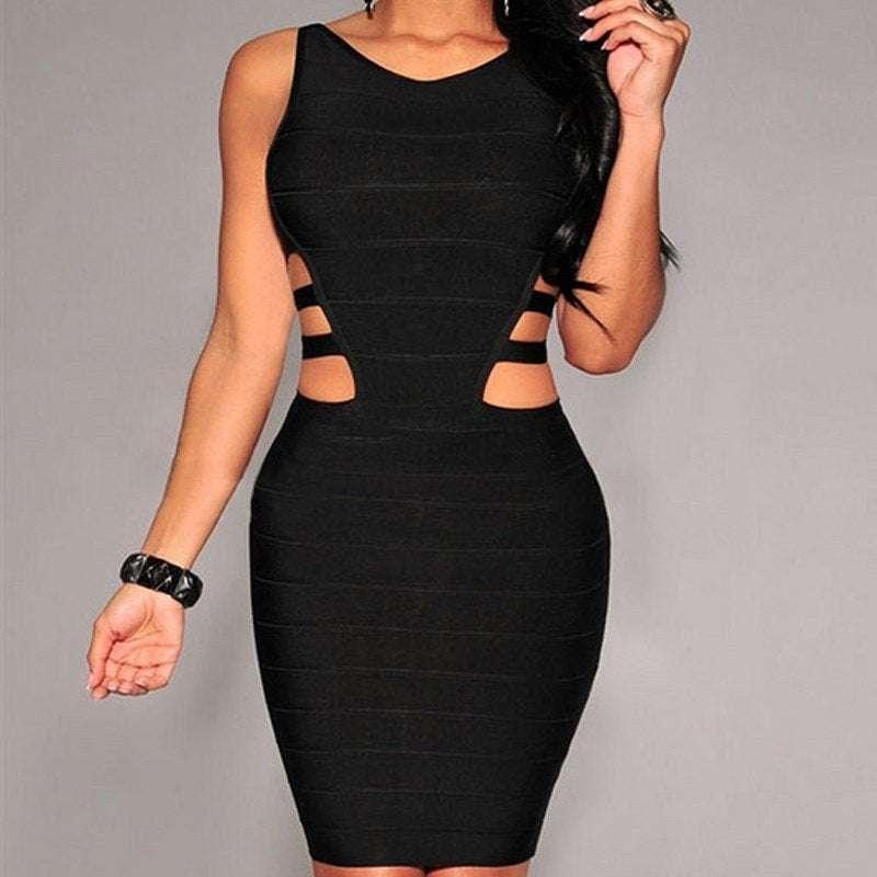 Sleeveless Bandage Dress