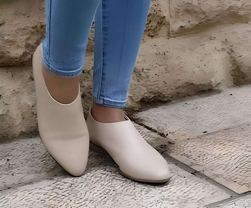 Solid Colour Flat Shoes