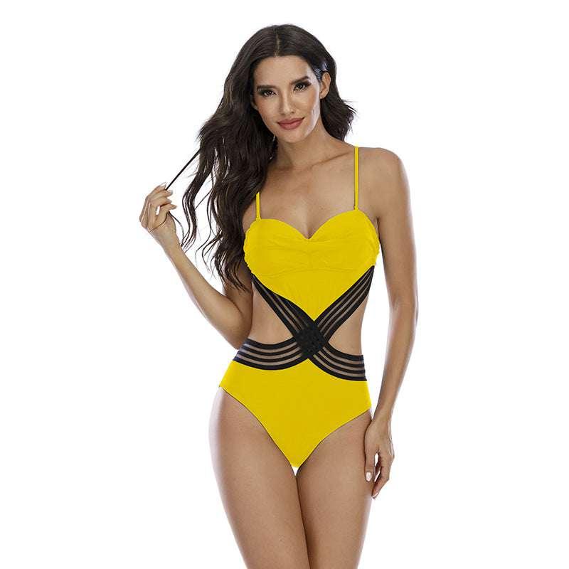 Women's Heart Shape Swimsuit Backless Swimsuit