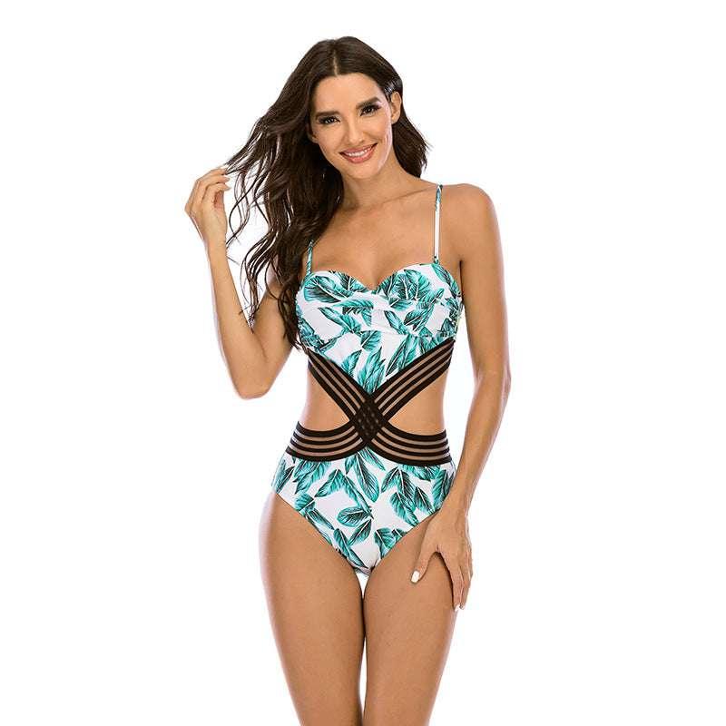 Women's Heart Shape Swimsuit Backless Swimsuit