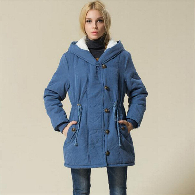 Women's Hooded Cotton Coat