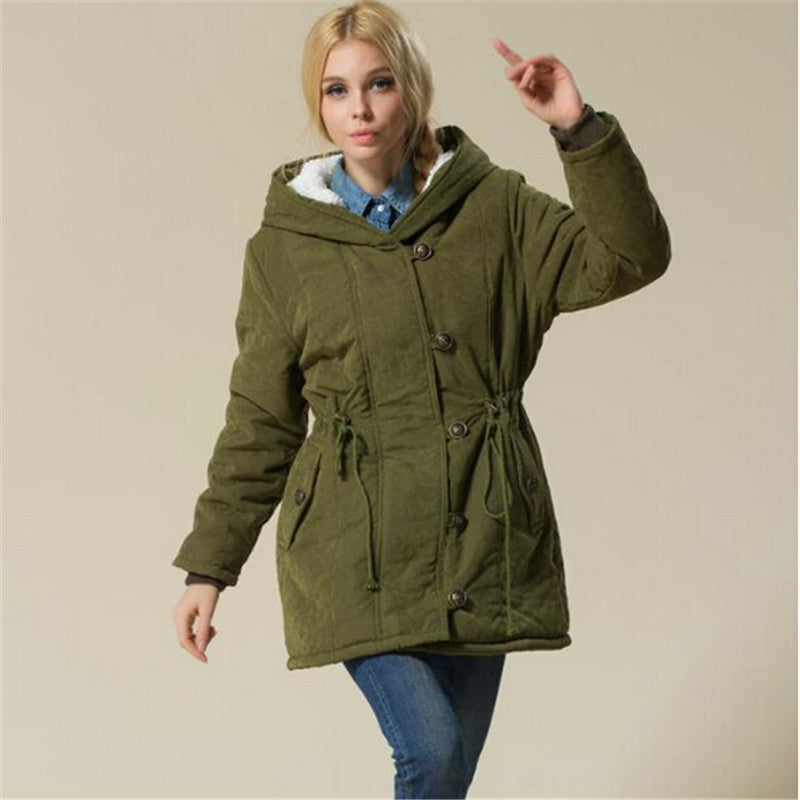 Women's Hooded Cotton Coat