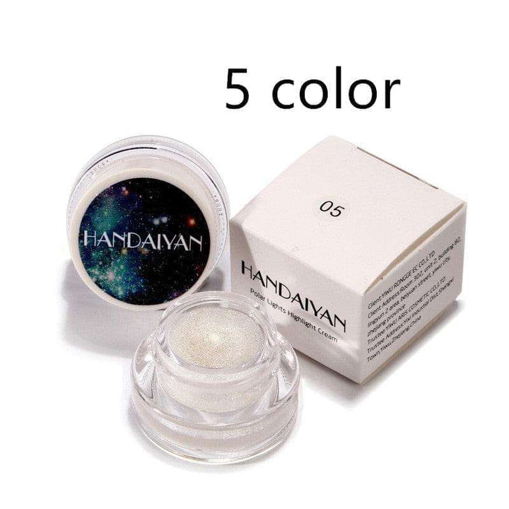 5 Colors Aurora Highlighter 3D Shine Eyeshadow Bronzer