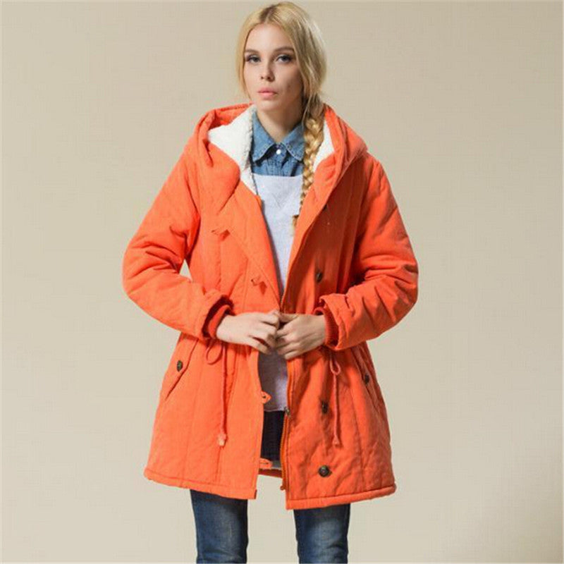 Women's Hooded Cotton Coat