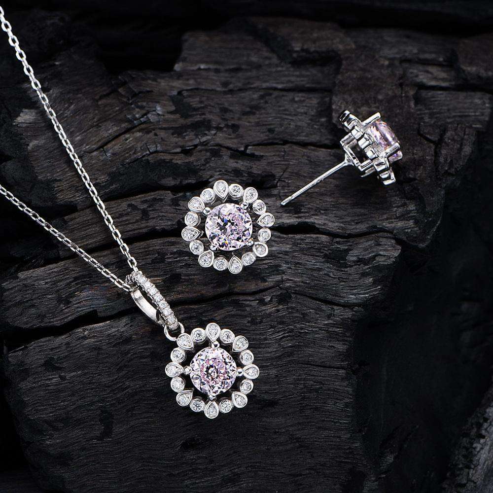 925 Sterling Silver Jewellery Set Of Two