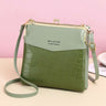 Alligator Pattern Lock Shoulder Bag for Women