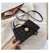 Autumn and Winter Women's Fashion Wool Crossbody Bag