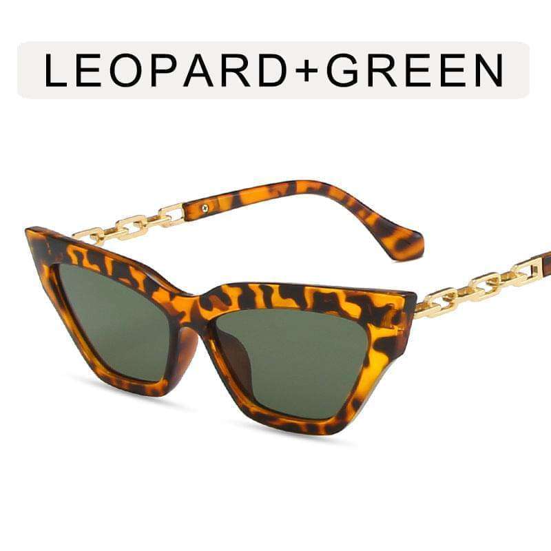 Stylish Chain Leg Cat Eye Sunglasses