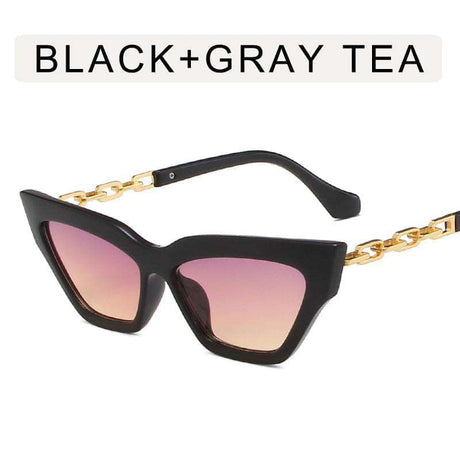 Stylish Chain Leg Cat Eye Sunglasses