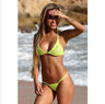 Chic Light Yellow Women's Bikini Swimsuit Set