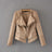 Womens leather fashion jacket 