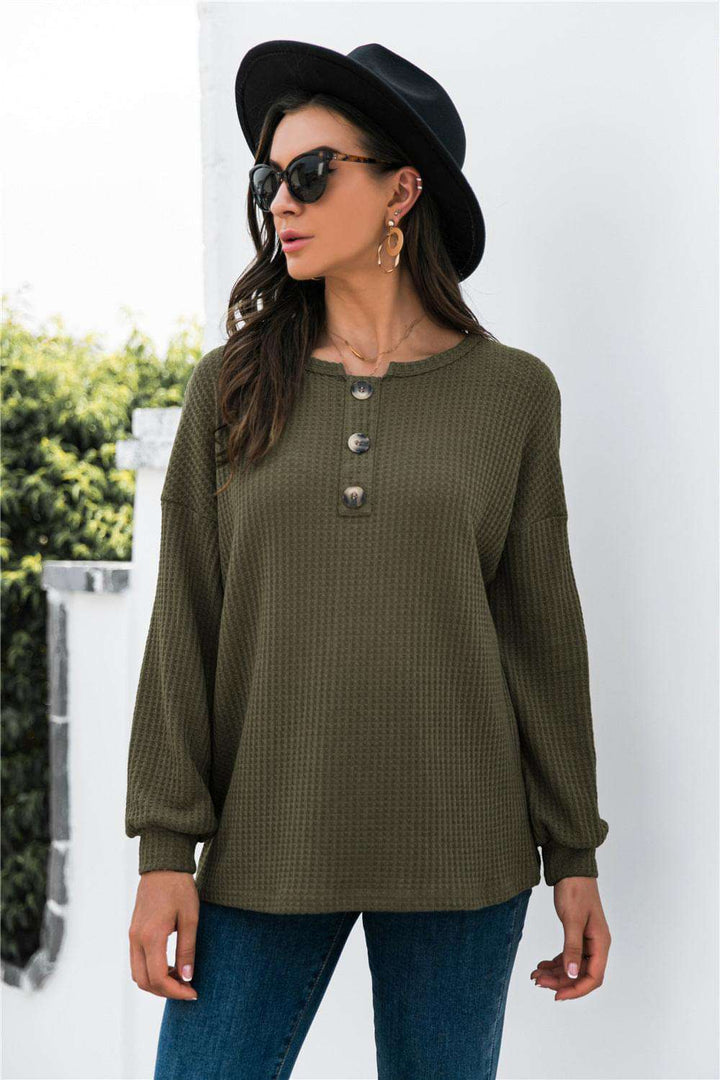 Button Knitted  Top