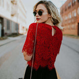 Elegant Lace Top