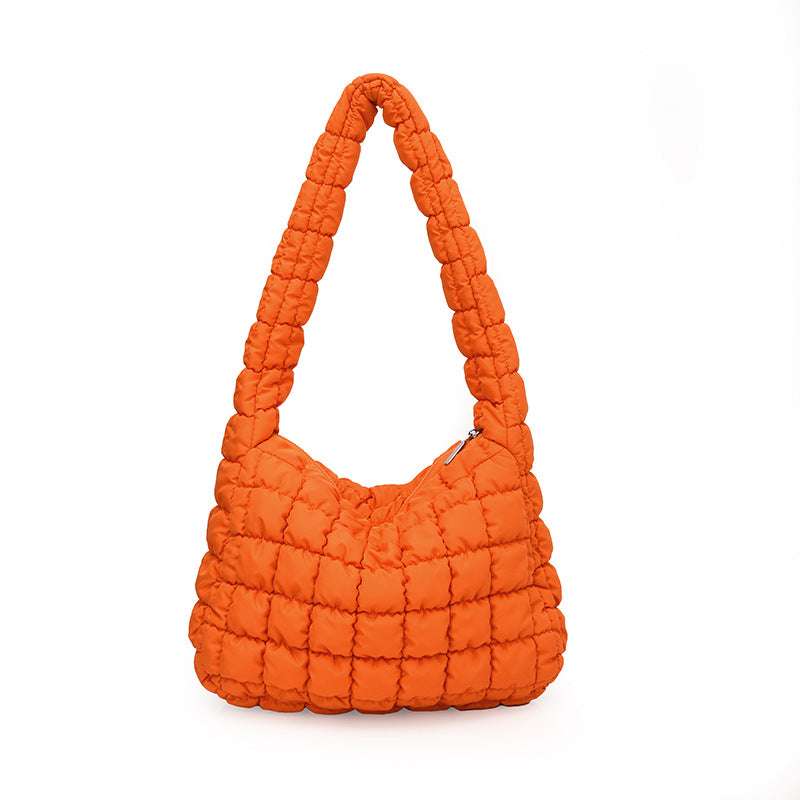 Casual Lightweight Nylon Dumpling Bag for Women with Large Capacity