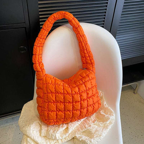 Casual Lightweight Nylon Dumpling Bag for Women with Large Capacity