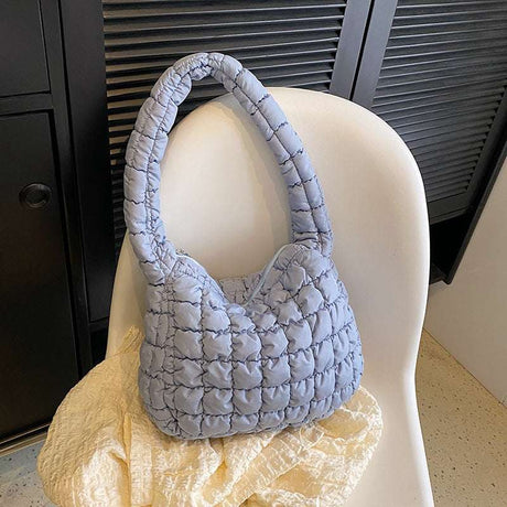 Casual Lightweight Nylon Dumpling Bag for Women with Large Capacity