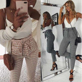 Everyday Women's Plaid Pencil Pants