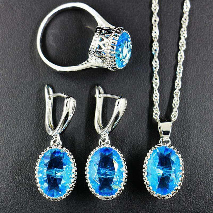 Claw Diamond Jewellery Set