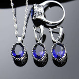 Elegant Claw Diamond Jewelry Set