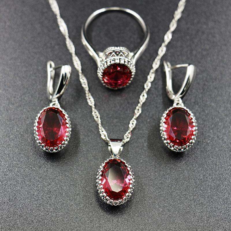 Claw Diamond Jewellery Set