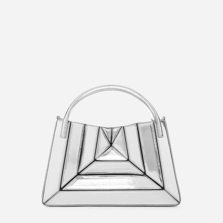 Color Contrast Patchwork Drawstring Handbag for Women