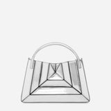 Color Contrast Patchwork Drawstring Handbag for Women