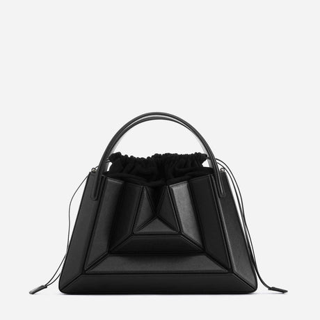 Color Contrast Patchwork Drawstring Handbag for Women