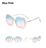 Vibrant and Sturdy Large Half Frame Sunglasses