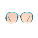 Vibrant and Sturdy Large Half Frame Sunglasses