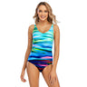 Conservative Sports Tight One Piece Triangle Swimsuit