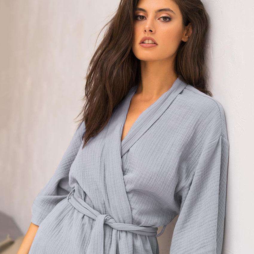 Cotton Robe Loose Fitting