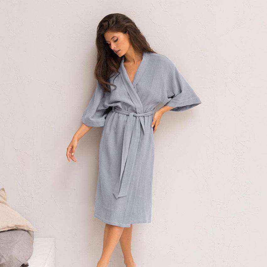 Cotton Robe Loose Fitting