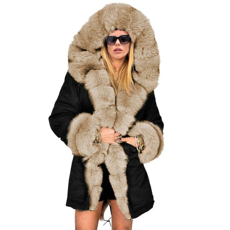 Parka Coats with Fur Hood