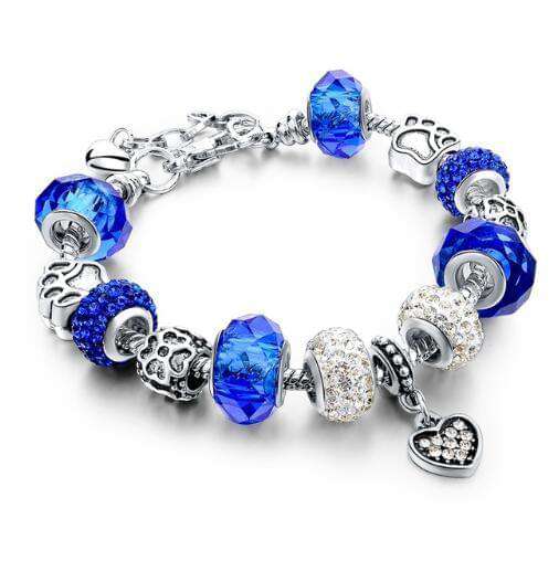 Crystal Beads Bracelets & Bangles Snake Chain