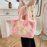 Cute Cartoon Rabbit Ears Plush Shoulder Bag