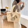 Cute Cartoon Rabbit Ears Plush Shoulder Bag