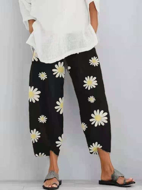 Daisy Printed Harem Pants