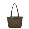 Stylish Diamond Stitched Nylon Shoulder Bag for Women