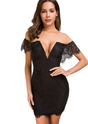 Womens Black lace dress