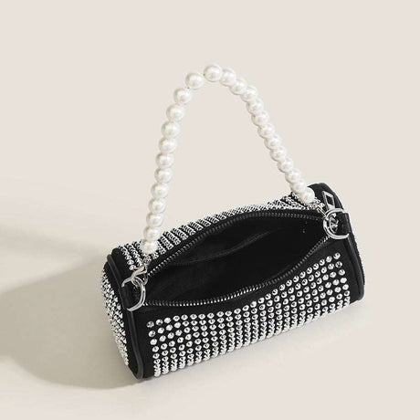 Elegant Rhinestone Crossbody Bag with Chain Strap