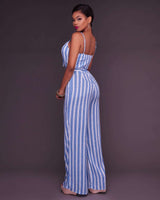 Fashion Striped Jumpsuit