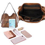 Fashionable Large-Capacity PU Leather Women's Shoulder Bag