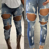 Fashionable Ripped Jeans